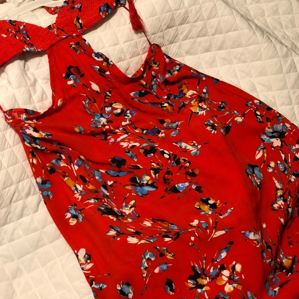 Olivecous Bora bora maxi cut out dress
